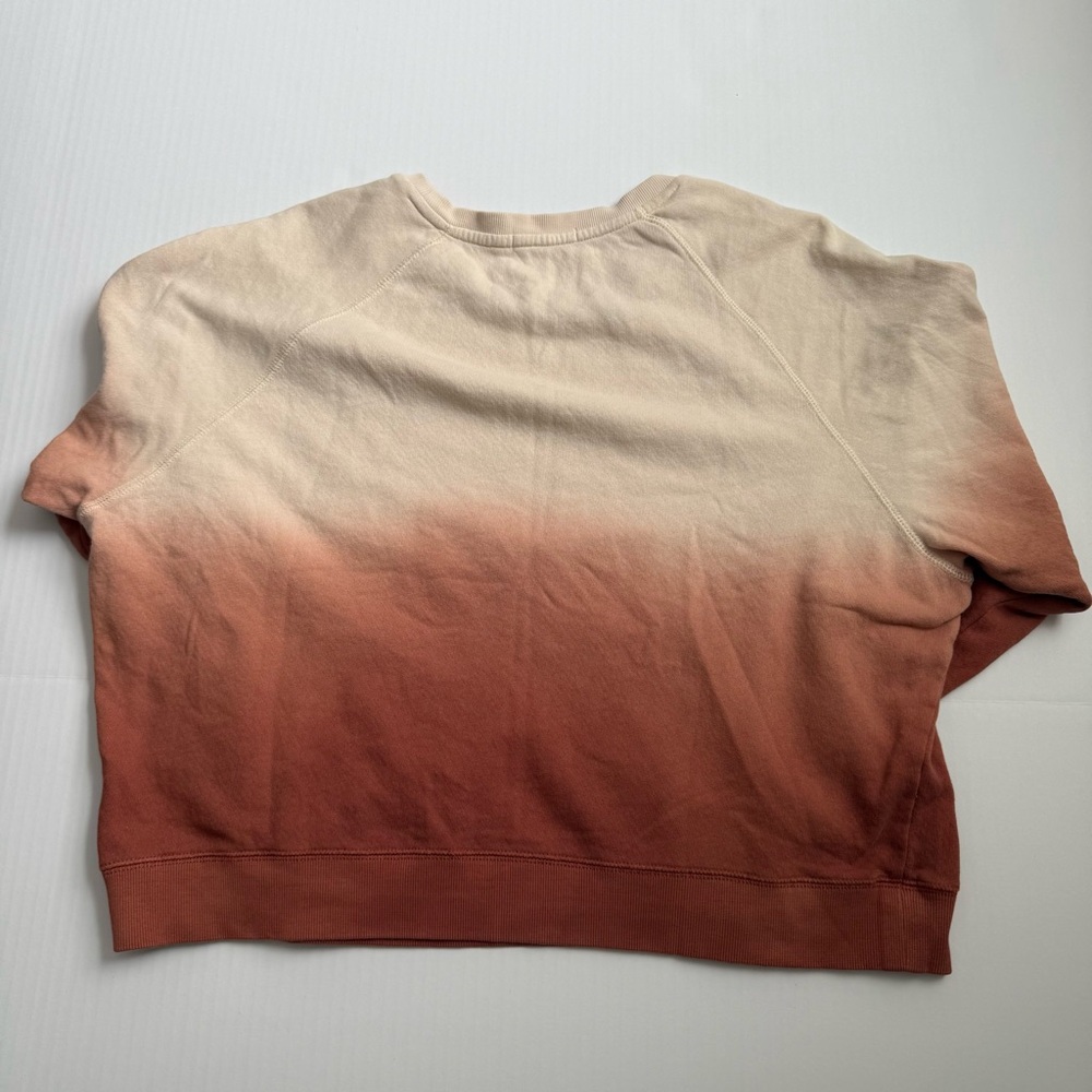 Marine Layer Sunset Ombre Lounge Set Crewneck Sweatshirt Shorts Medium - Picture 6 of 7